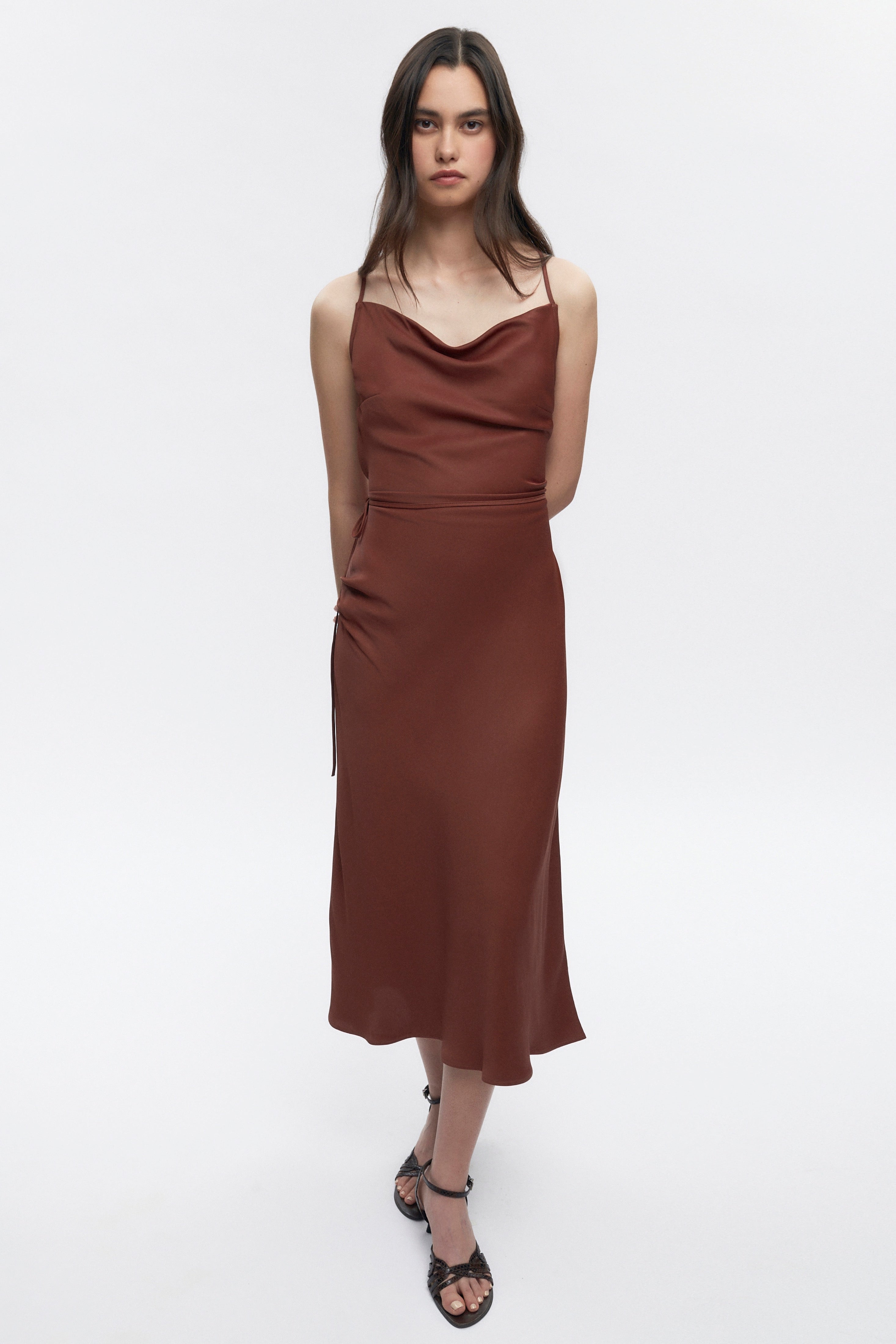 Robe Osiris pour femme en cappuccino