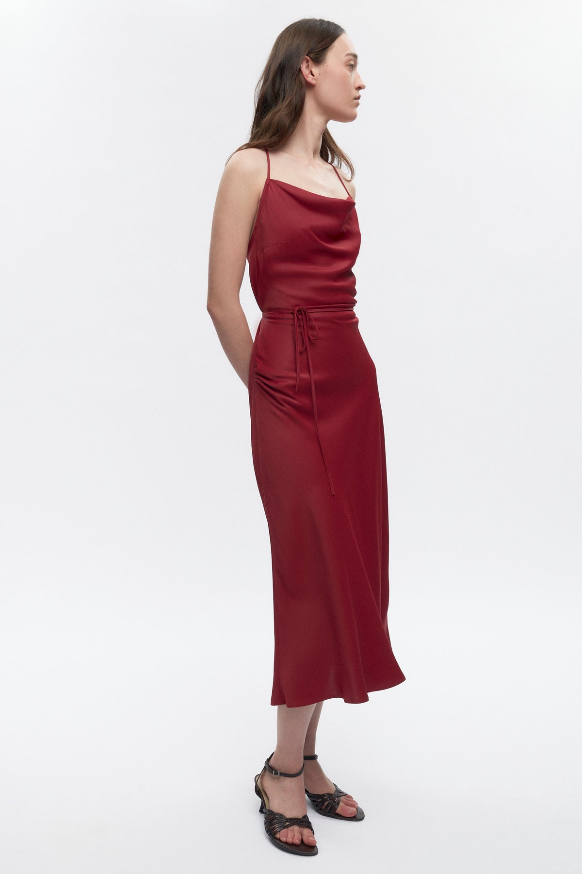 Robe Osiris pour femme en rouge Sunstar
