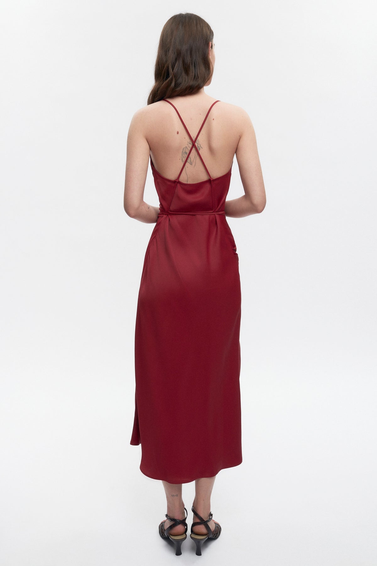 Robe Osiris pour femme en rouge Sunstar