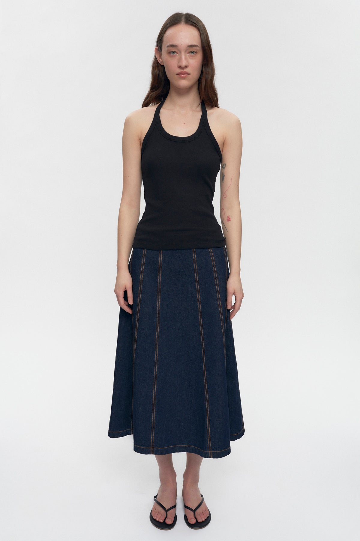 Women's Radio Skirt in Midnight Wash