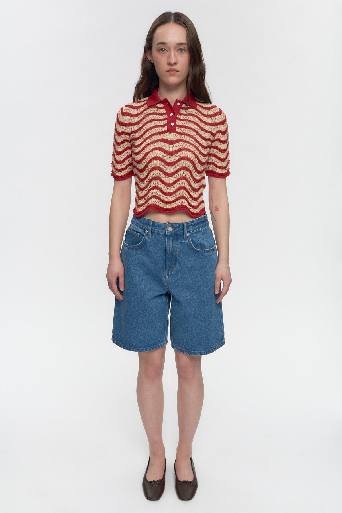 Polo Sabah pour femmes en jester Red/Natural