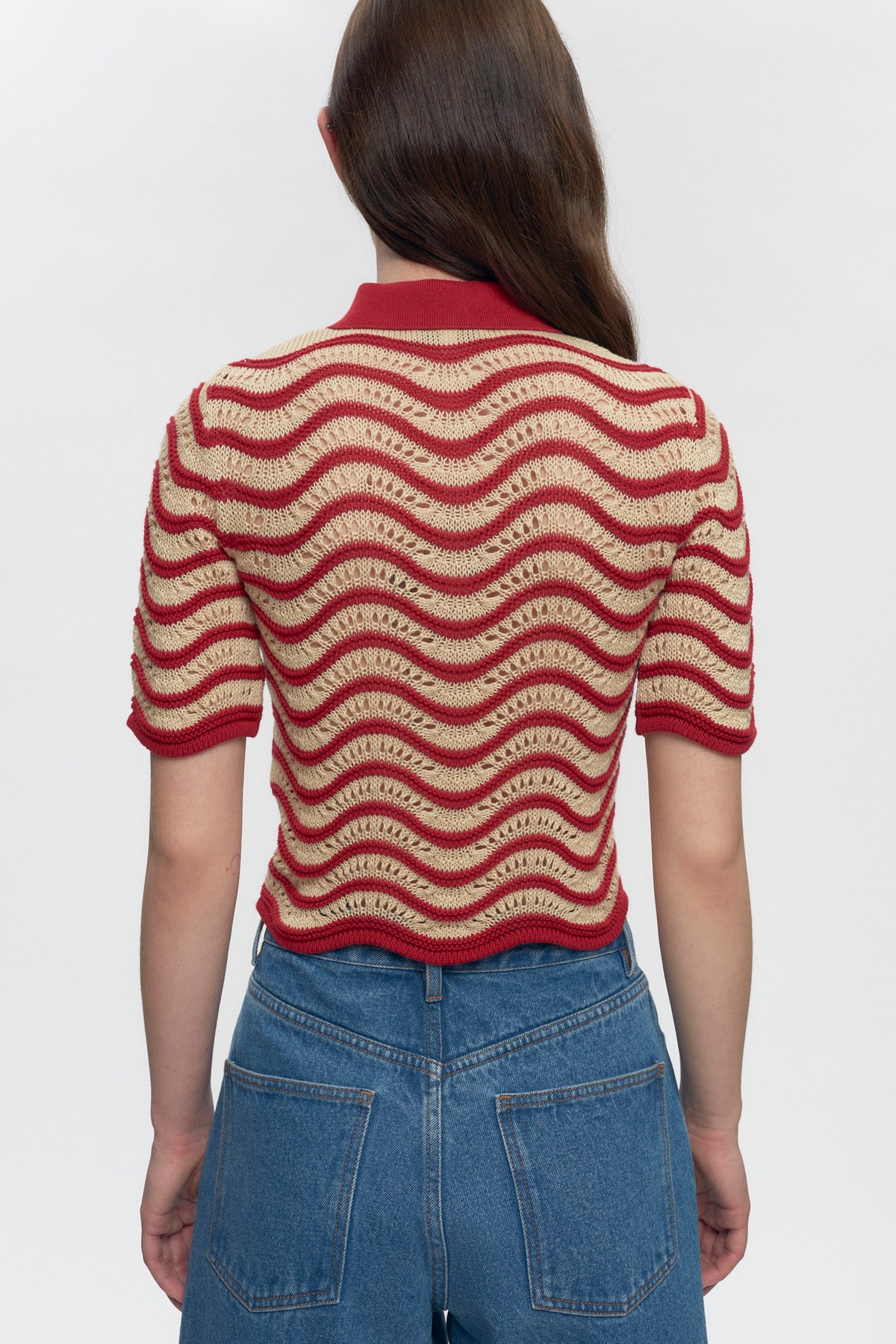 Polo Sabah pour femmes en jester Red/Natural