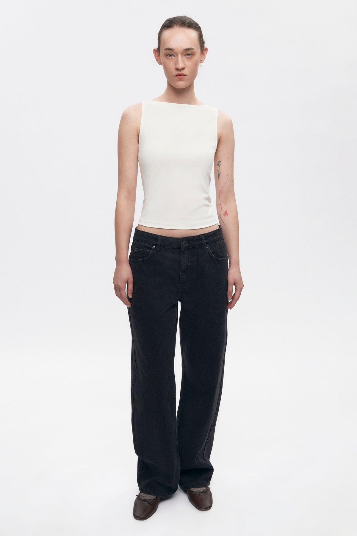 Taba Denim pour femmes en washed Black