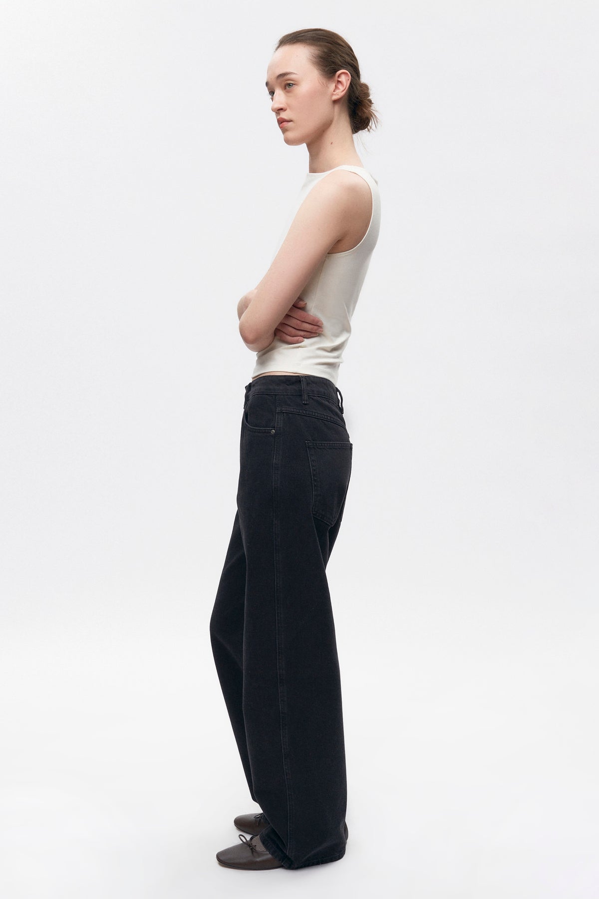 Taba Denim pour femmes en washed Black