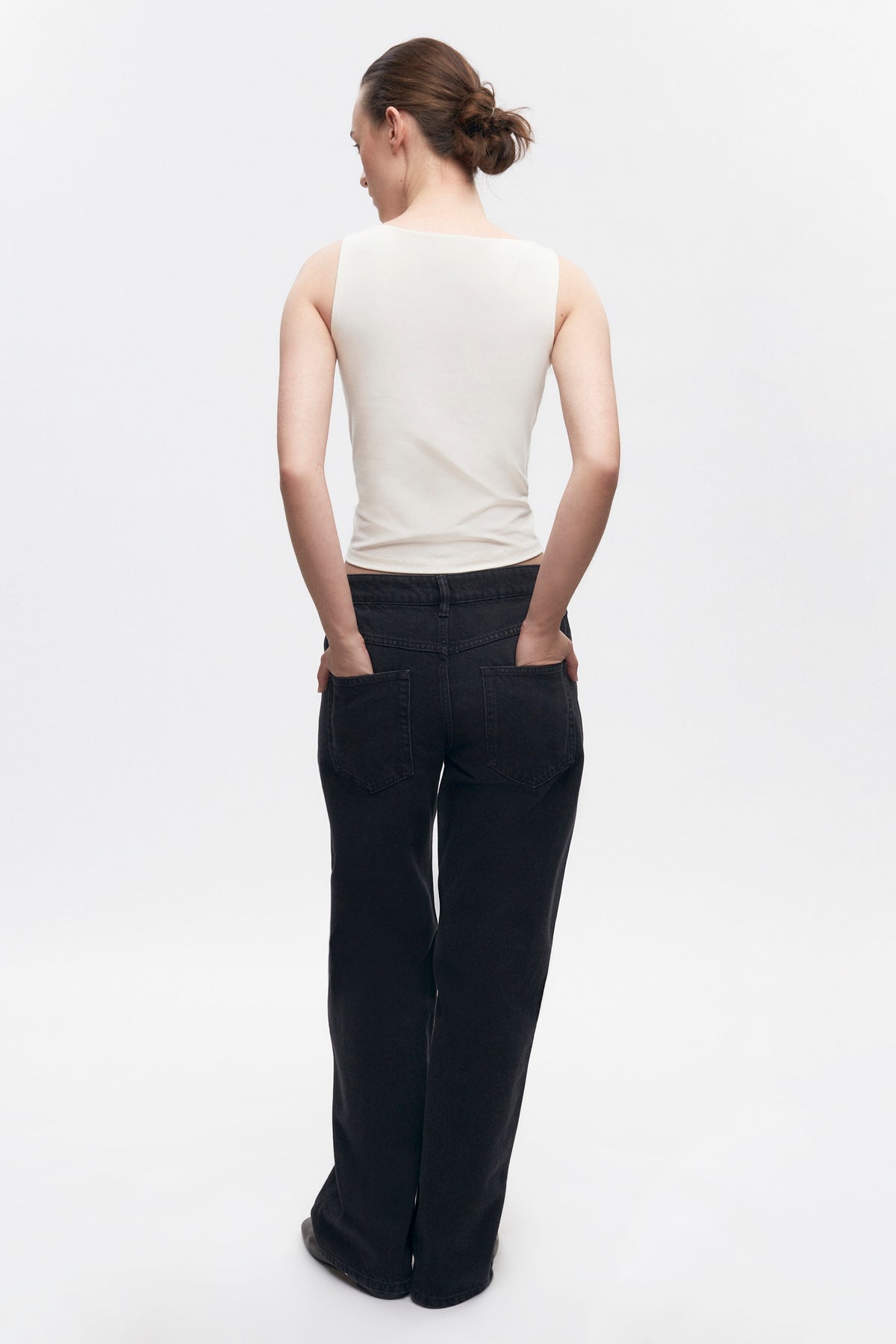 Taba Denim pour femmes en washed Black