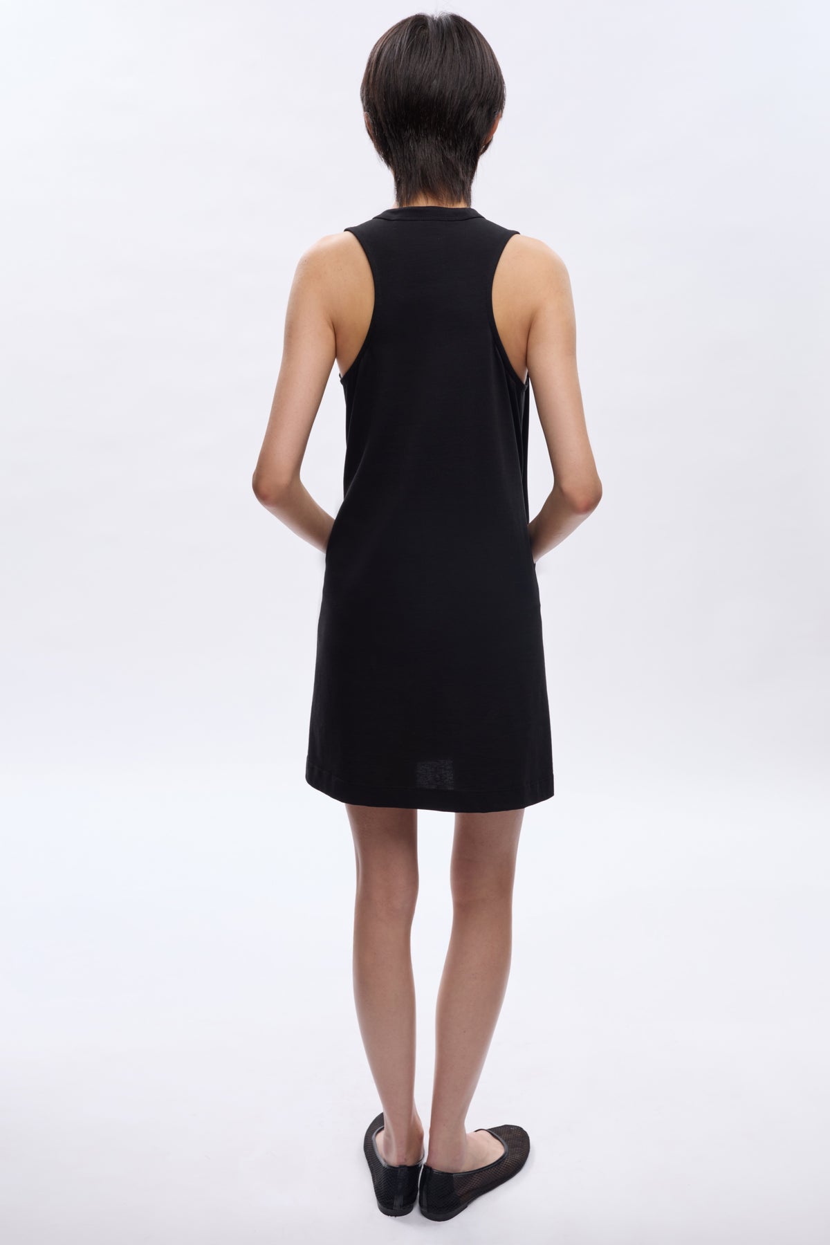 Robe débardeur pour femmes en noir