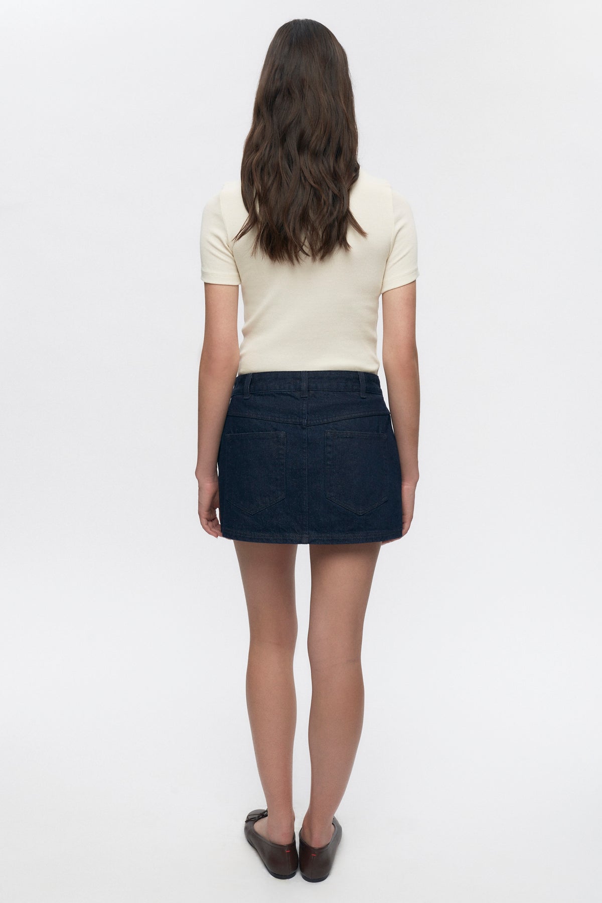 Women's Utility Denim Mini in Raw