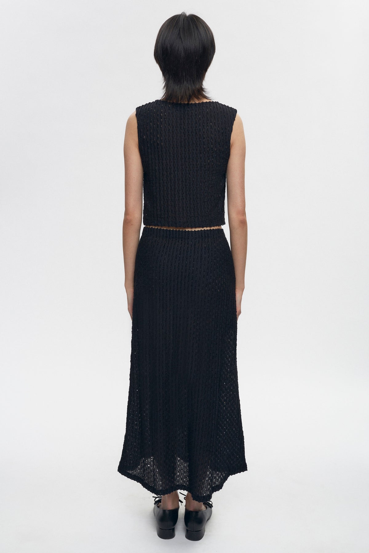 Jupe Yasmina pour femme en noir