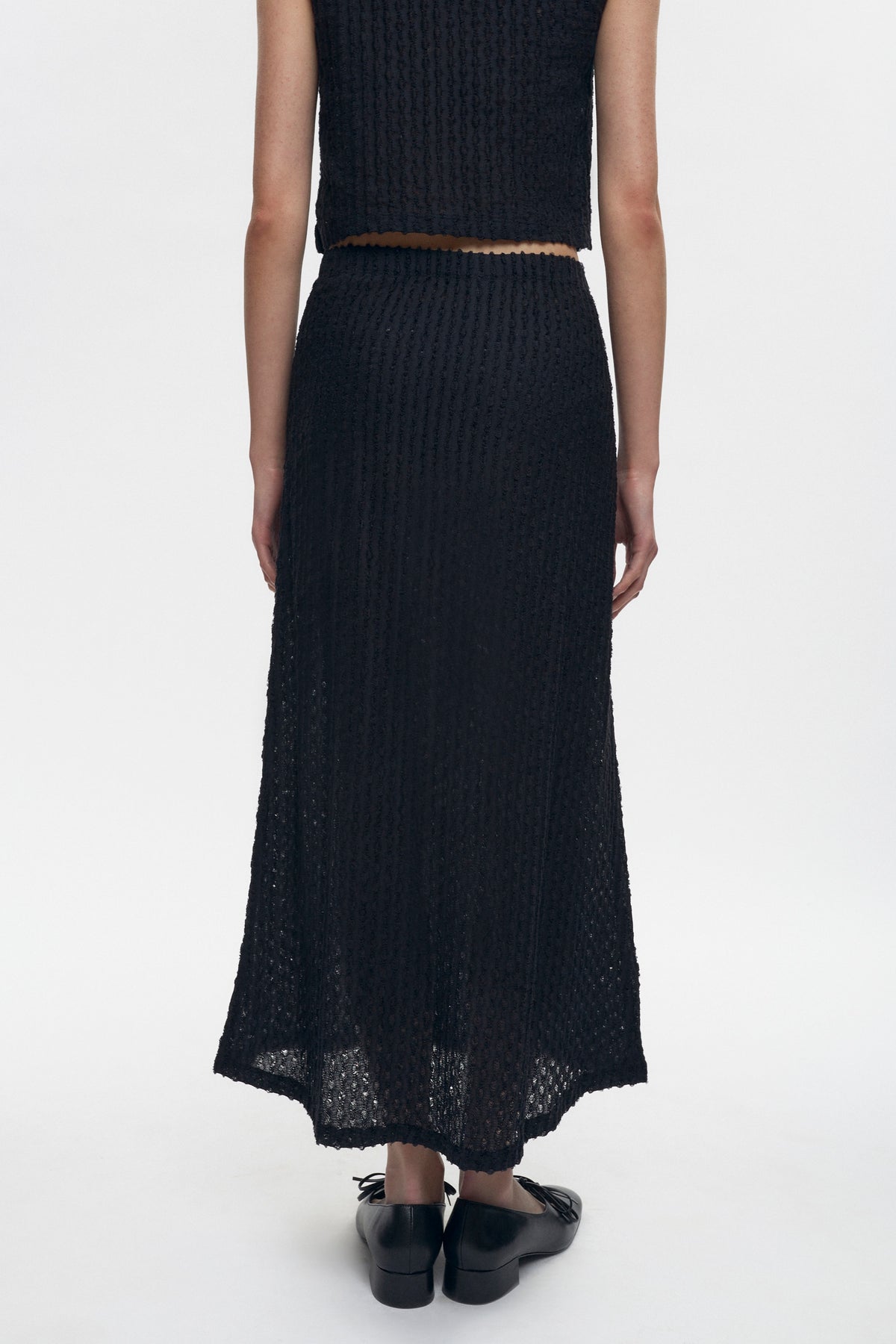 Jupe Yasmina pour femme en noir