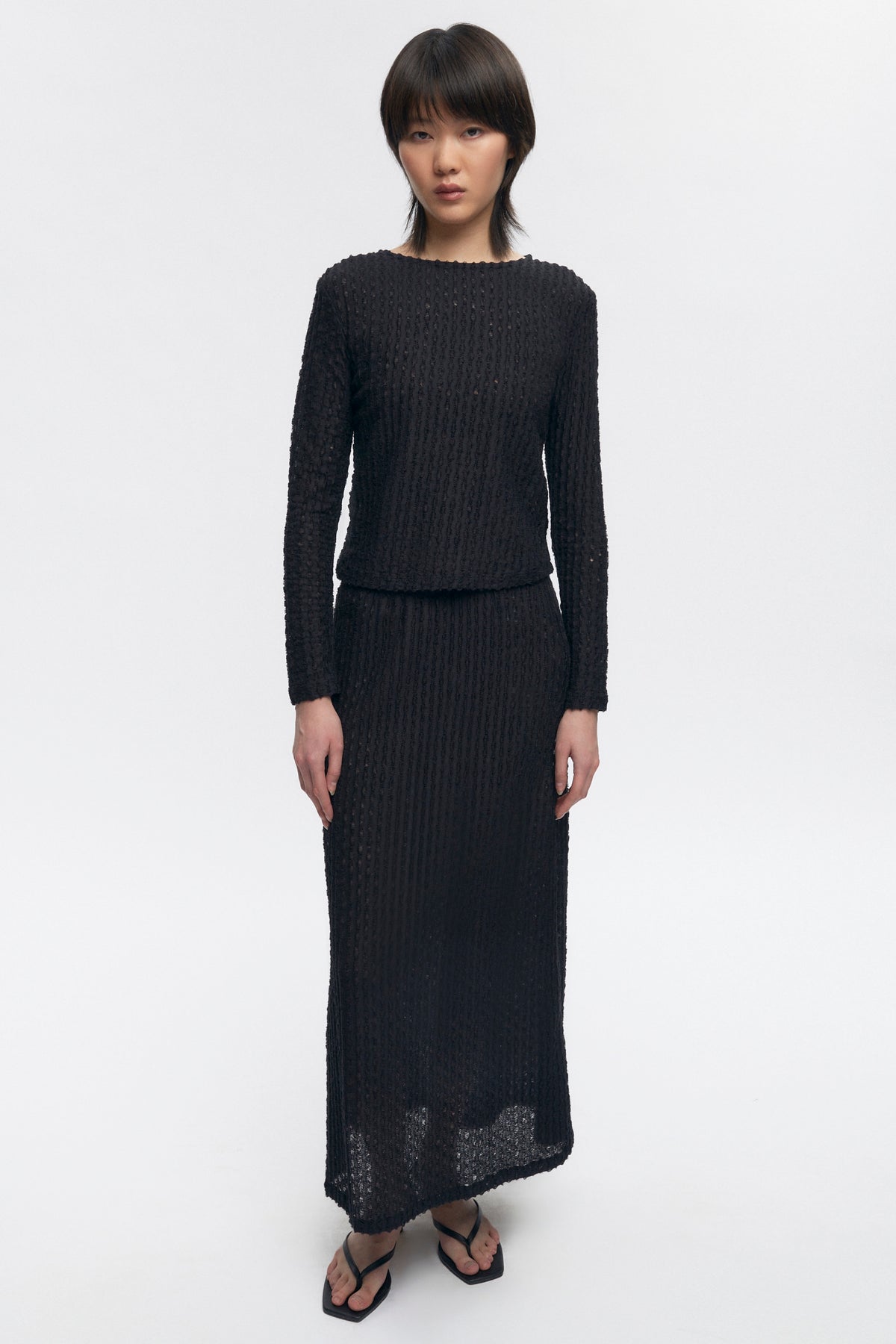 Top Yasmina pour femme en noir
