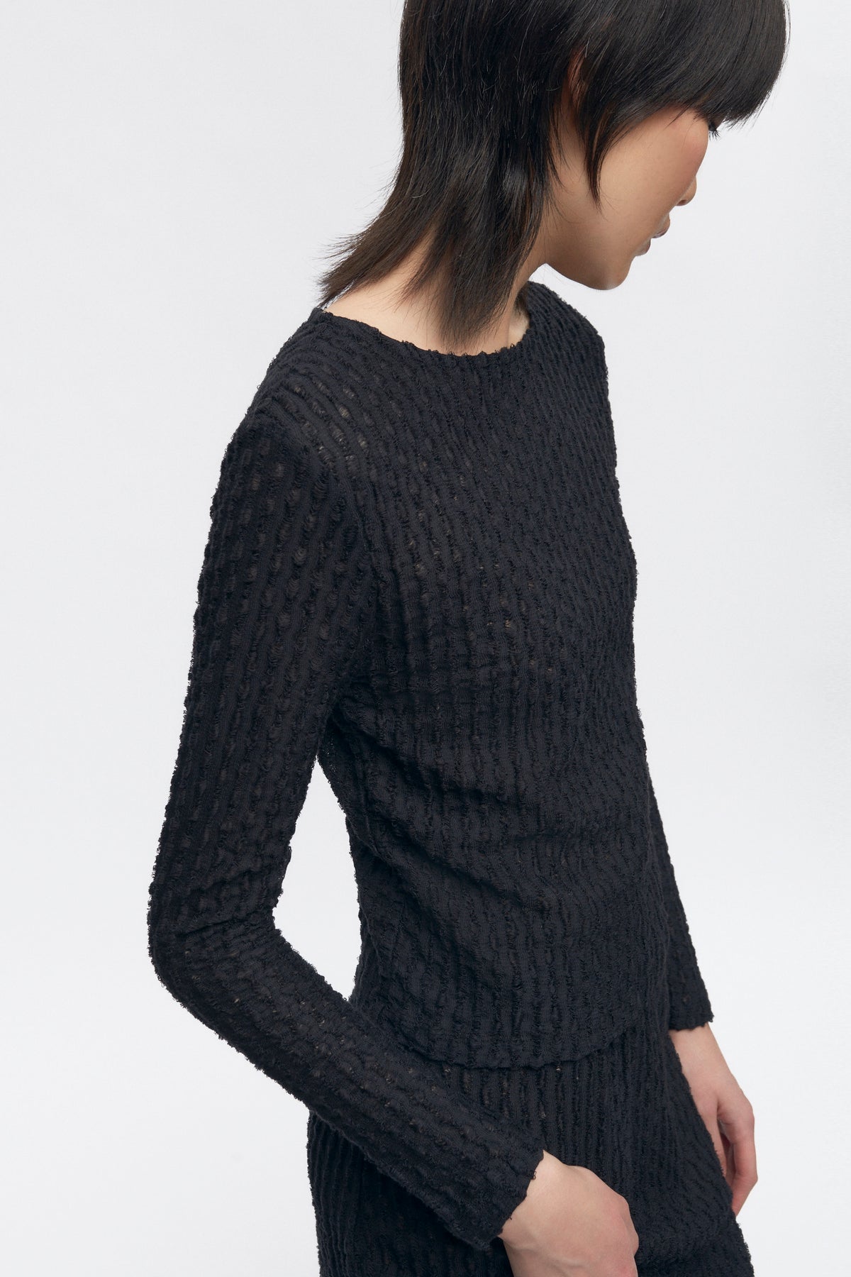 Top Yasmina pour femme en noir
