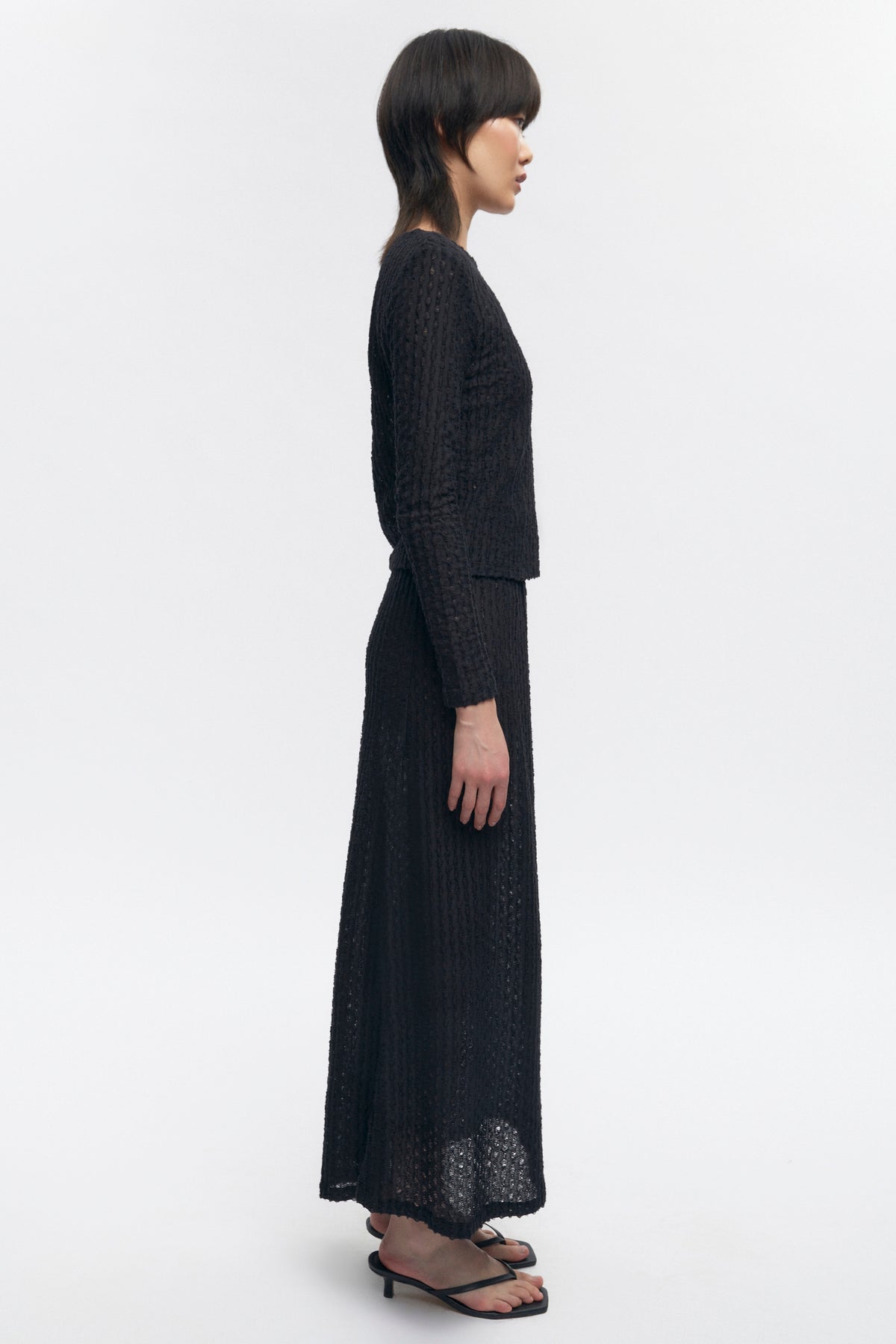 Top Yasmina pour femme en noir