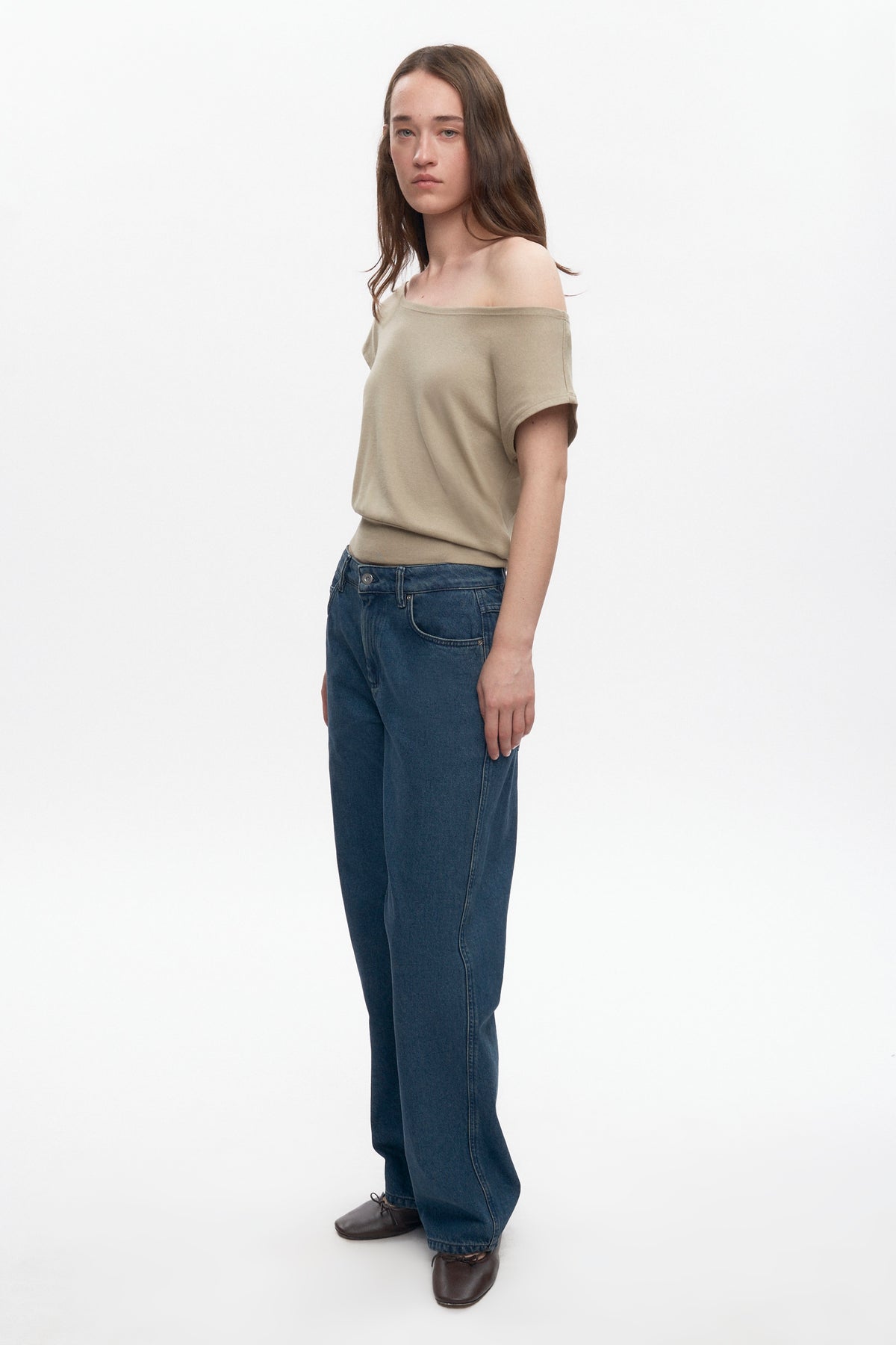 T-shirt à épaules dénudées Zahra pour femme en desert