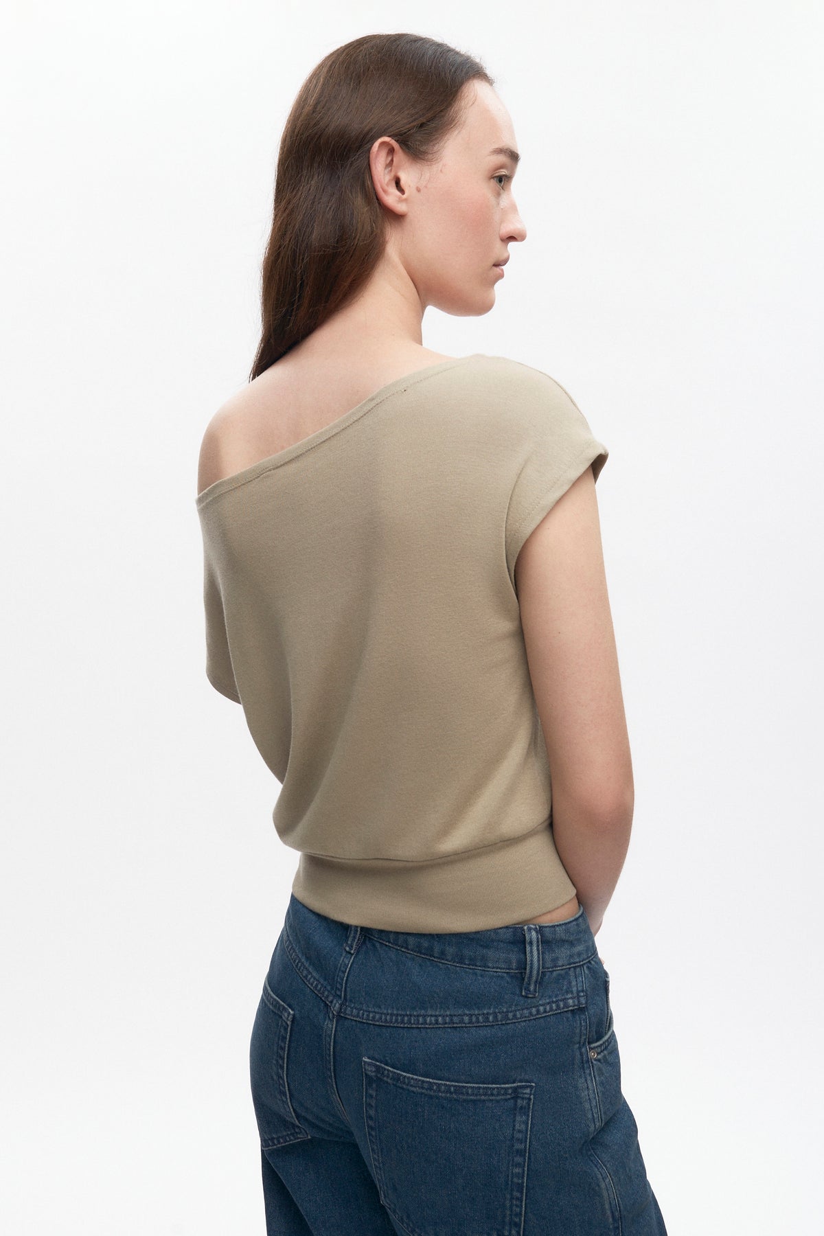 T-shirt à épaules dénudées Zahra pour femme en desert