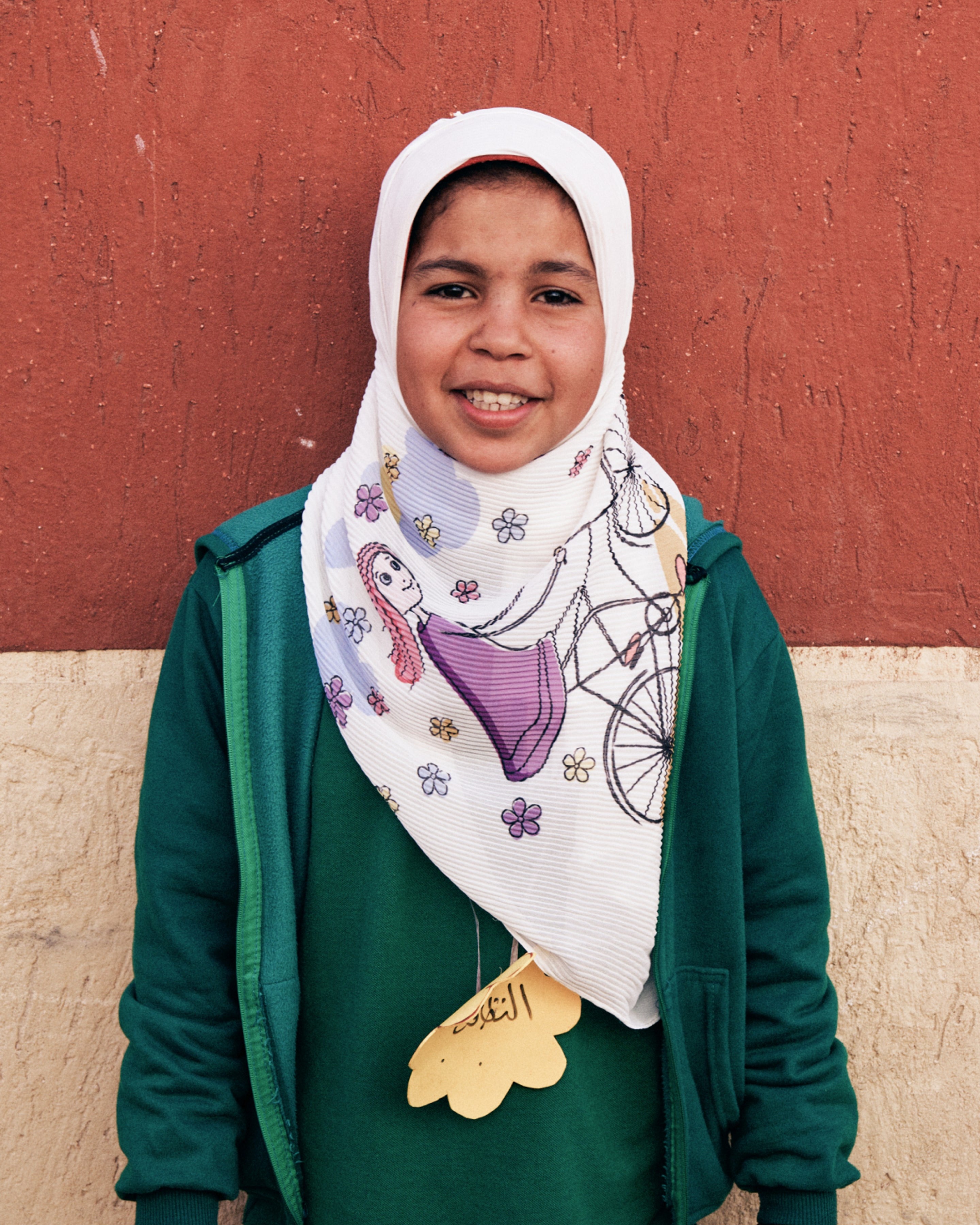 Injy, 12 years old. Student at our first school in Arab El Gezira.