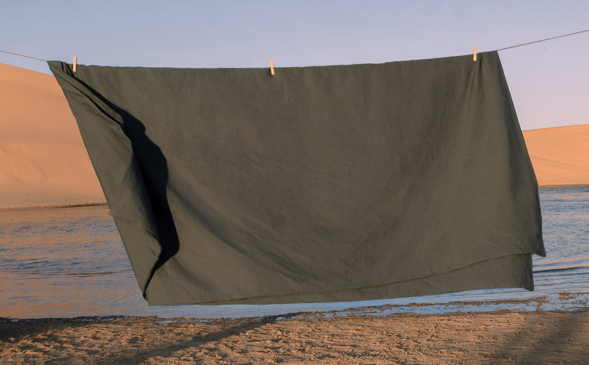 Linen Fitted Sheet Set